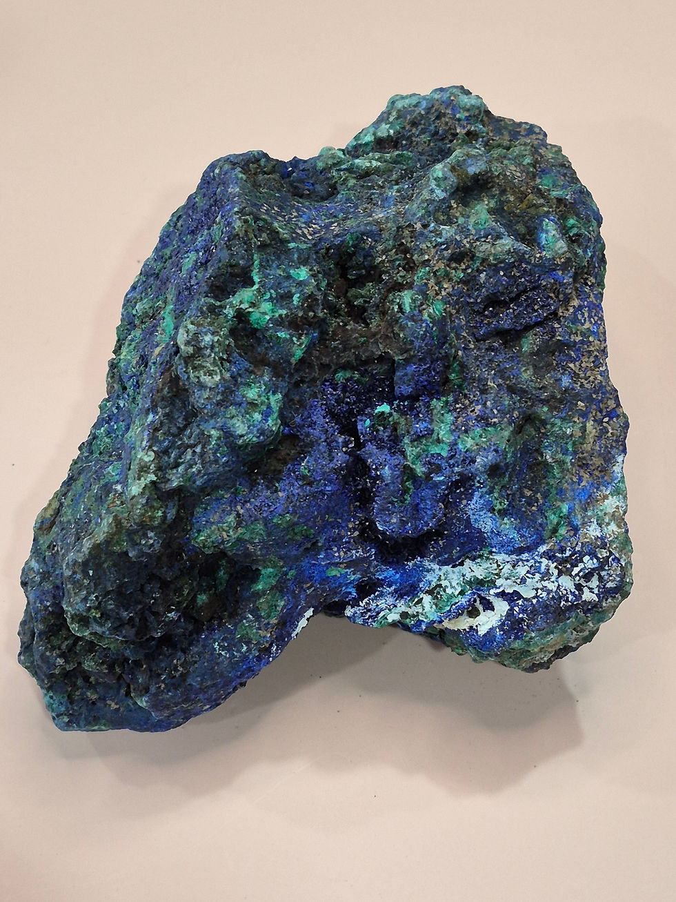 Thumbnail: Azurite on Malachite