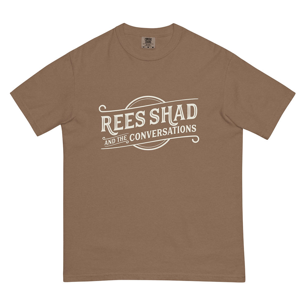 Thumbnail: Rees Shad & The Conversations Band Logo Unisex garment-dyed heavyweight t-shirt