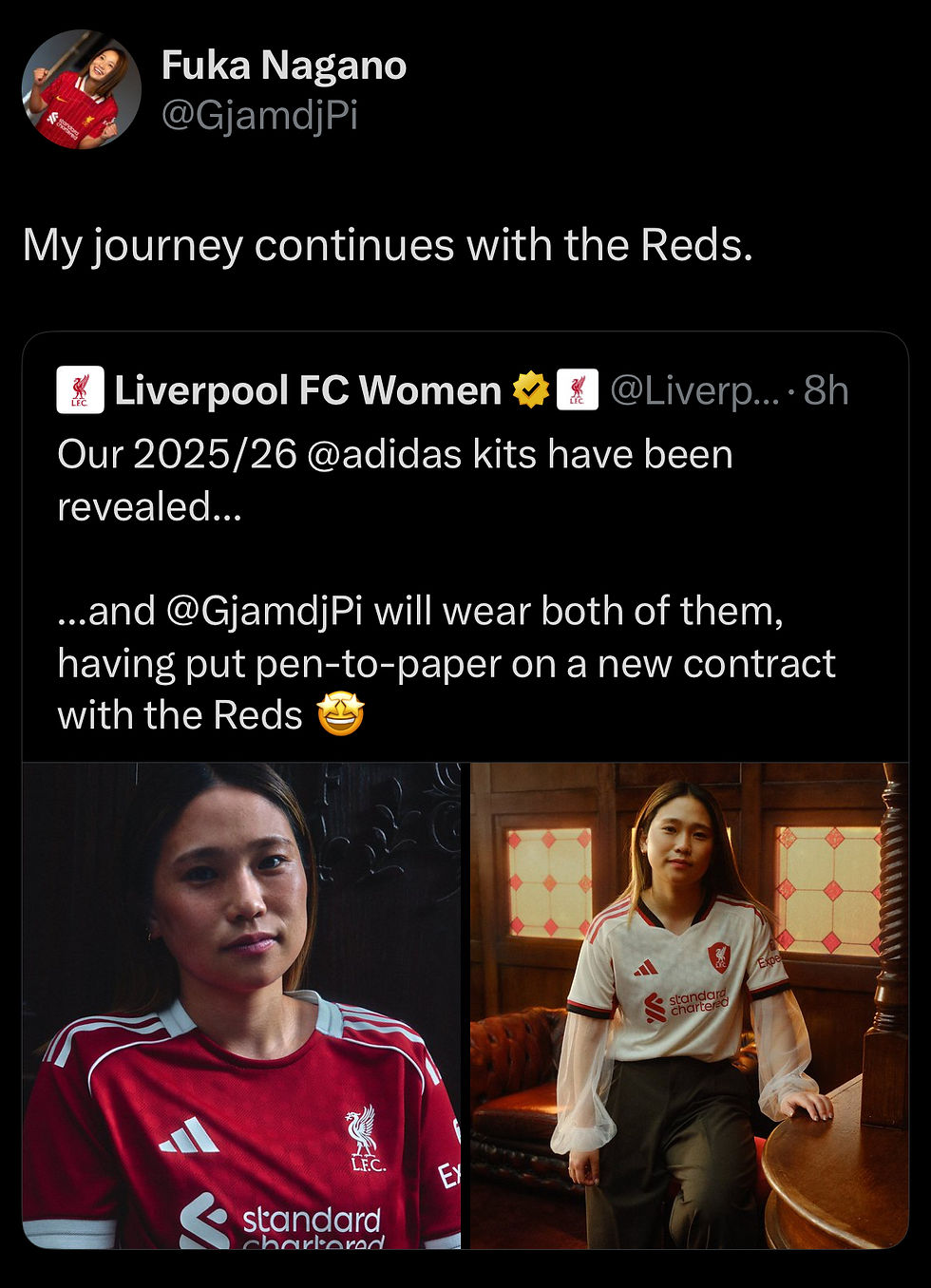 From Fuka Nagano’s X account @GjamdjPi