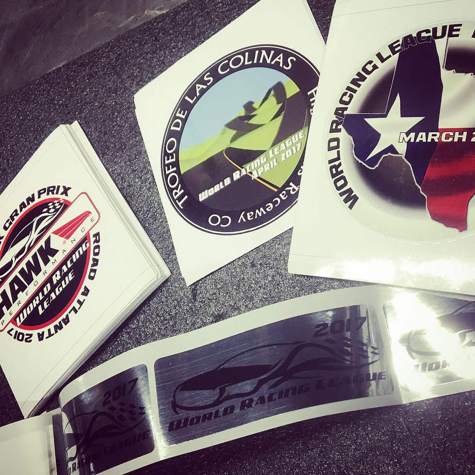 Thumbnail: 2016 -2018 World Racing League Vinyl Decals
