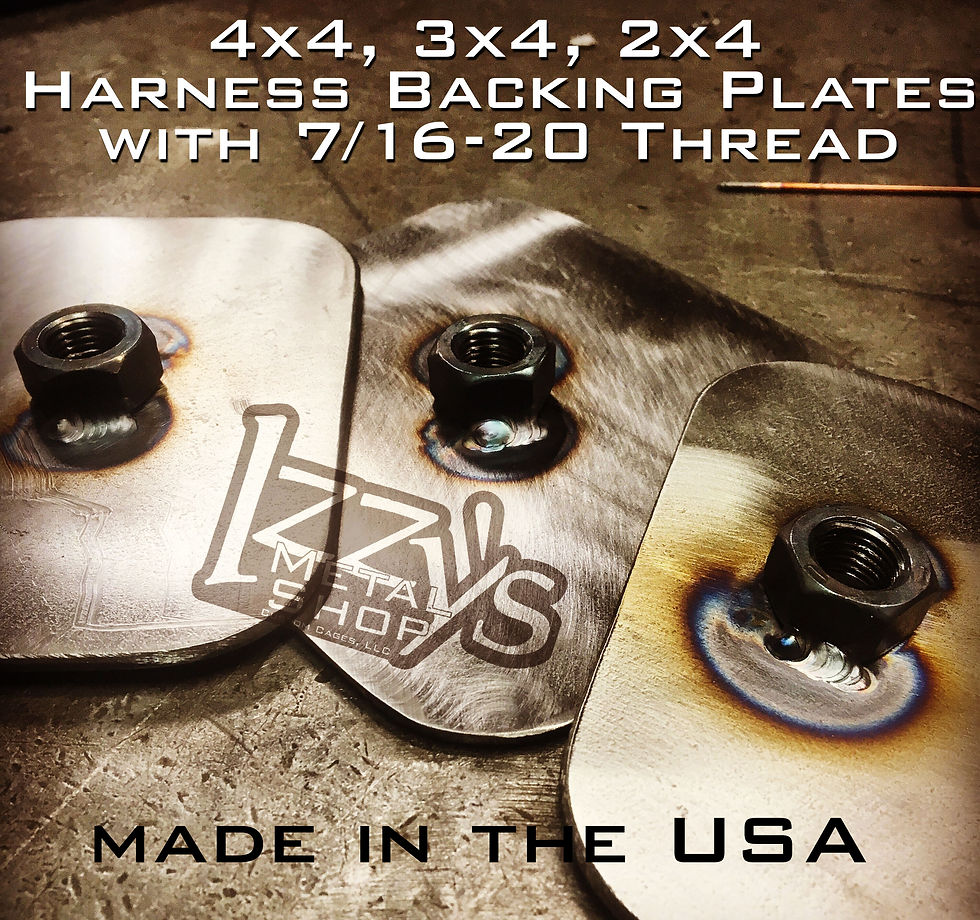 Racing Harness Mount Backing Plates