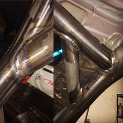 Windshield corner gussets and temple bars