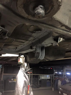 Underside diff mount