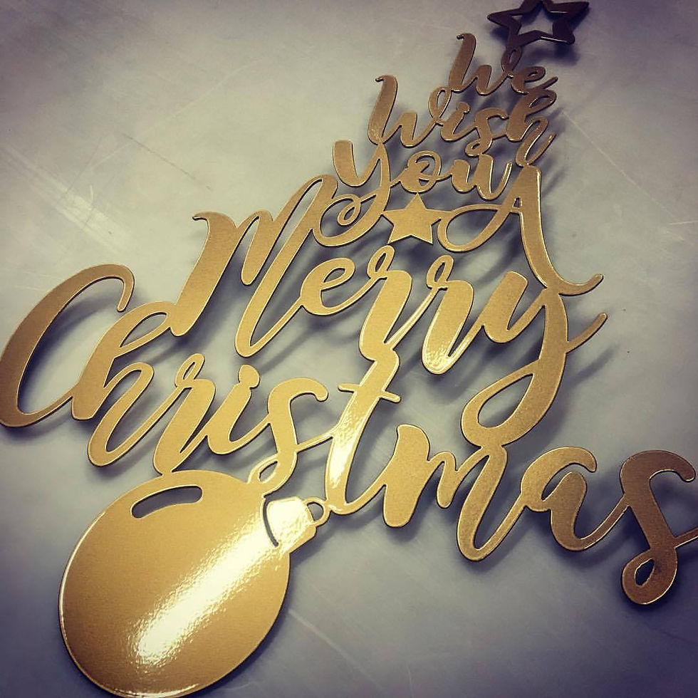 "Merry Christmas" Decor