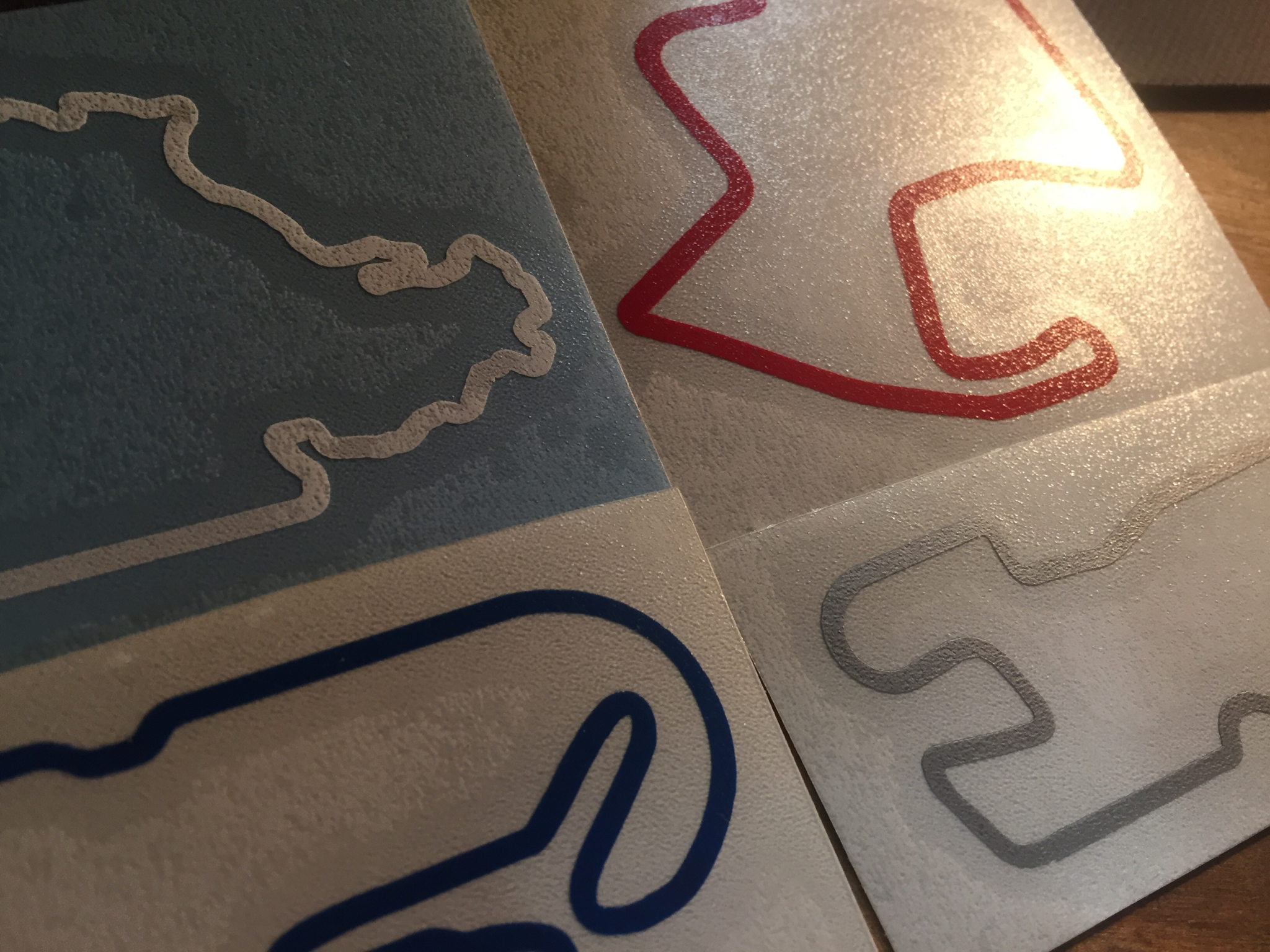 12" Vinyl Track Maps