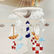Miniature : Personalized Sailor Baby Mobile Marina Baby Mobile Baby Girl and Boy Room Decor