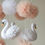 Миниатюра: White Swan Baby Mobile, Princess Swan Nursery Decor, Swan Baby Girl Room Decor