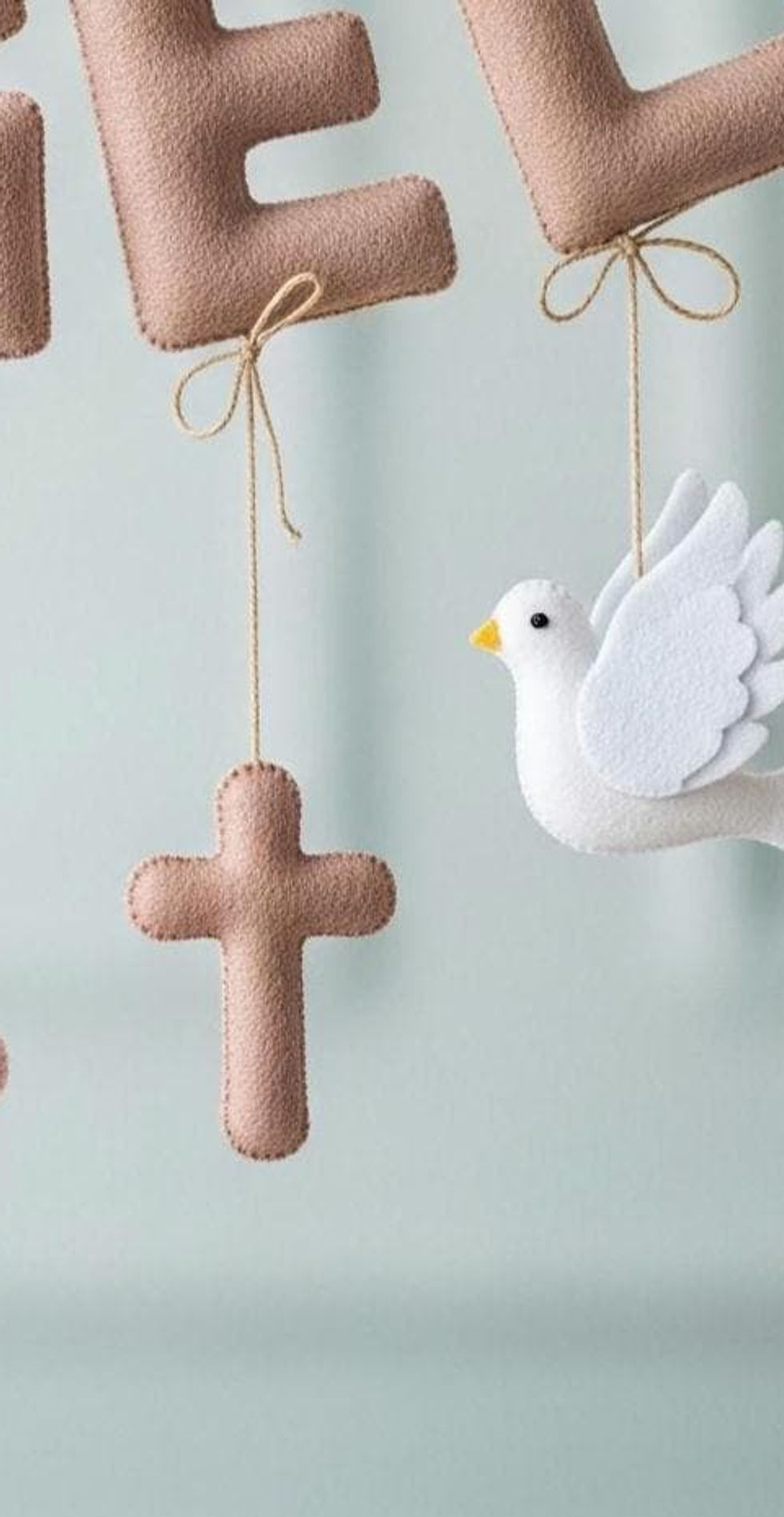 Thumbnail: Custom Name Garland , Cross Custom Name Decor, Religion Name, Christian Garland…