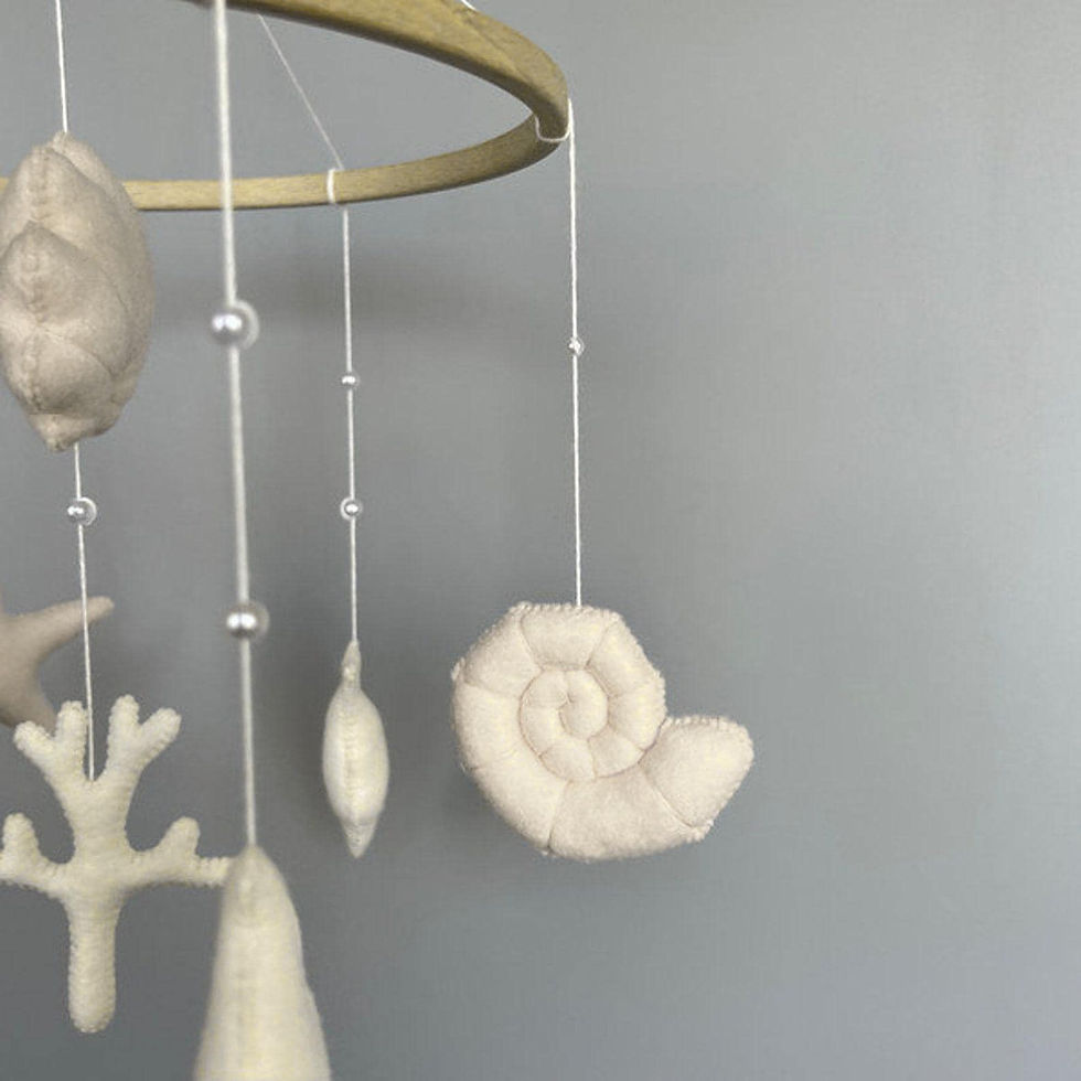 Миниатюра: Ocean Baby Mobile Neutral Sea Creature Mobile Under The Sea Ocean Cot Mobile Se