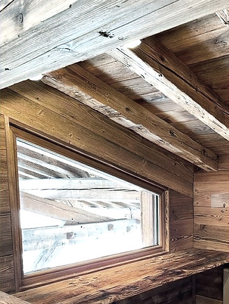 études, croquis et vues 3D pour un projet de rénovation luxueuse et moderne, mobilier sur mesure d'un chalet traditionnel en savoie par anne thevenier, architecte d’intérieur paris