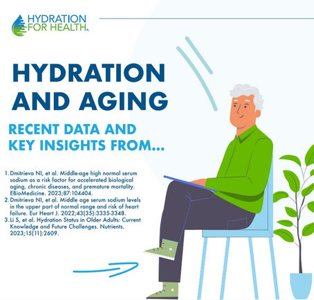 Hydratation et vieillissement : pourquoi il est important de rester hydraté !