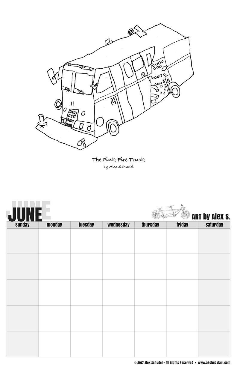 Thumbnail: COLORING CALENDAR