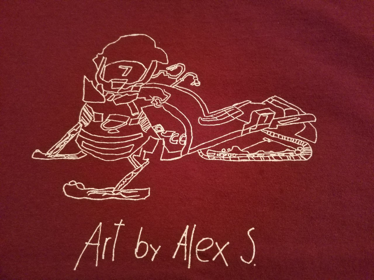 Youth snowmachine T-shirt