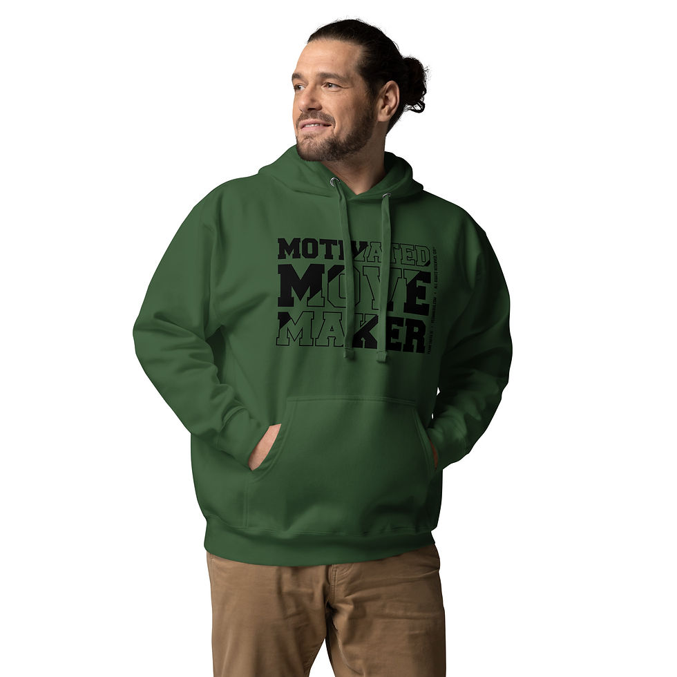 Miniatura: Motivated Move Maker Unisex Hoodie