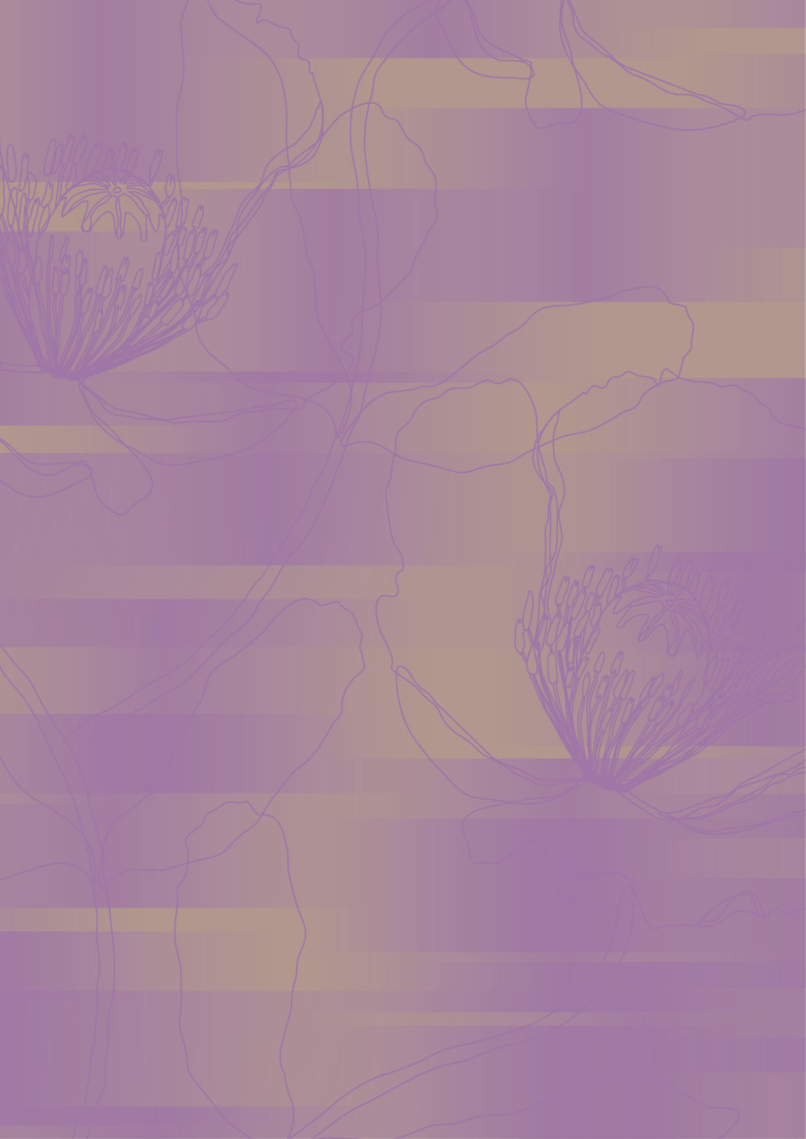 Sample - Foggy Poppy African lilac