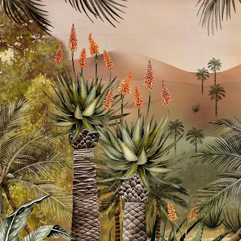 Thumbnail: Savanna Sunrise Wall Mural