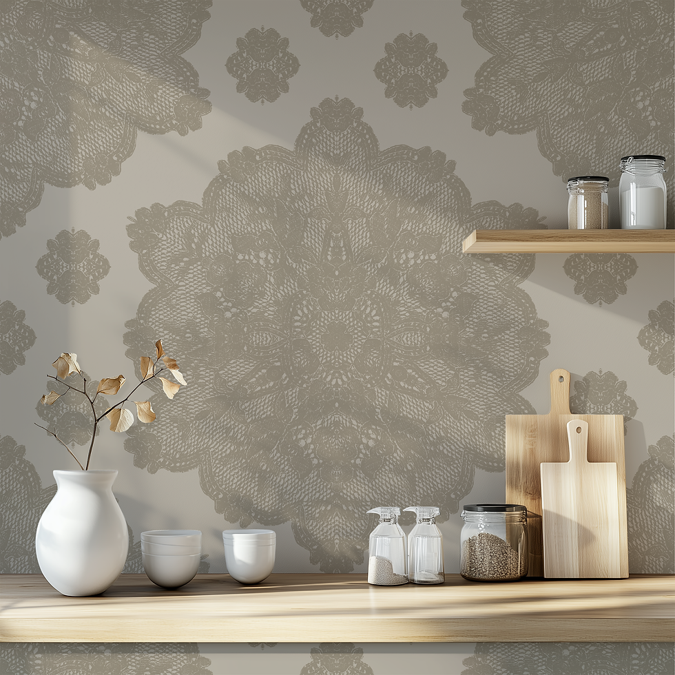 Lace Roset - Light Taupe