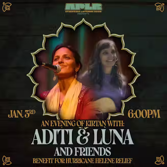 An Evening of Kirtan with Luna and Aditi