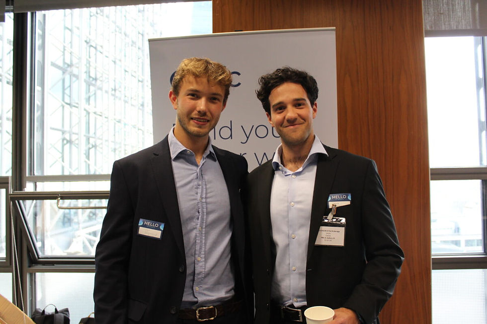Hugo Galea and Vasco Garces – CFC staff