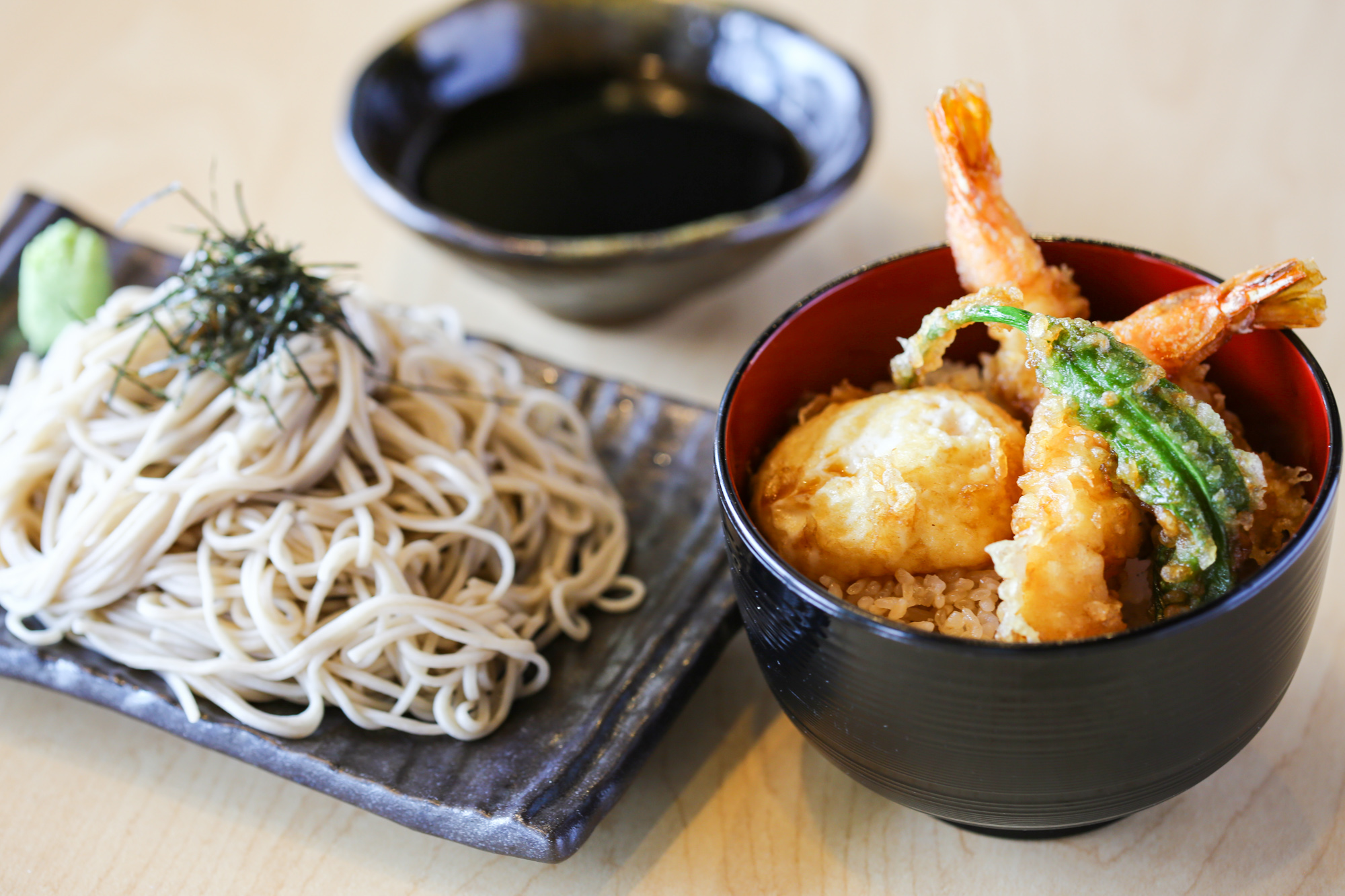 Tendon and Soba Combo
