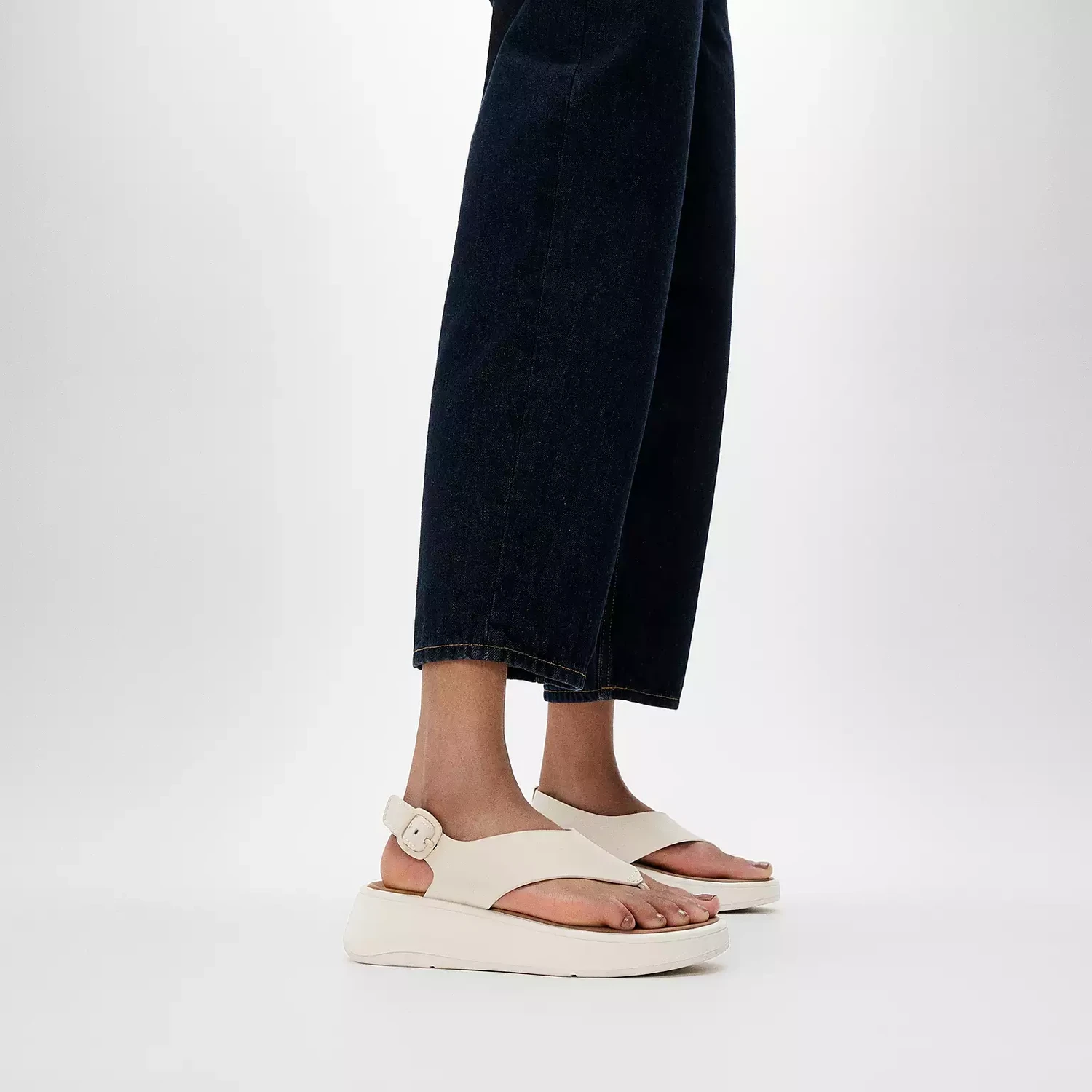 FITFLOP F-Mode Leather Toe- Post Sandal