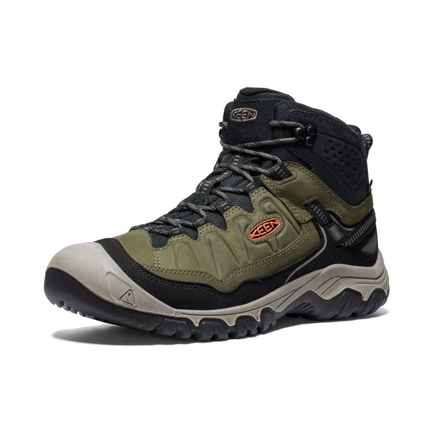 KEEN, IV WP WIDE M-Dark Olive/Gold Flame