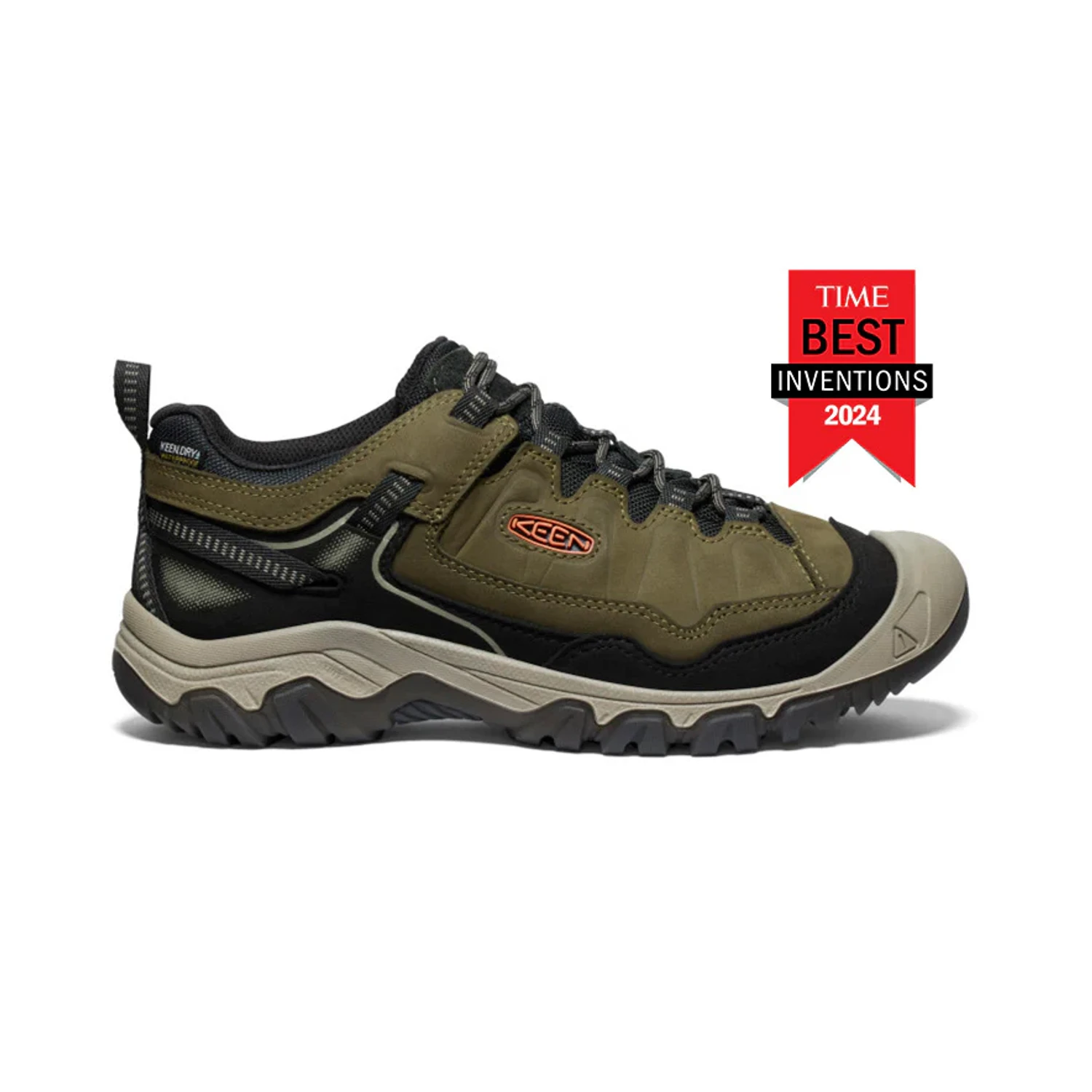 KEEN, IV WP WIDE M-Dark Olive/Gold Flame