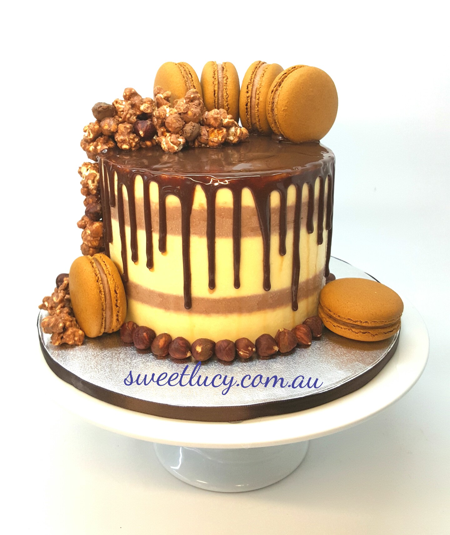 Chocolate Macarons & Popcorns