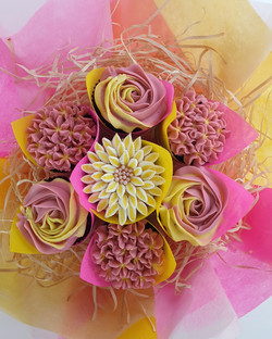 Mixed Blooms - Pink & Yellow