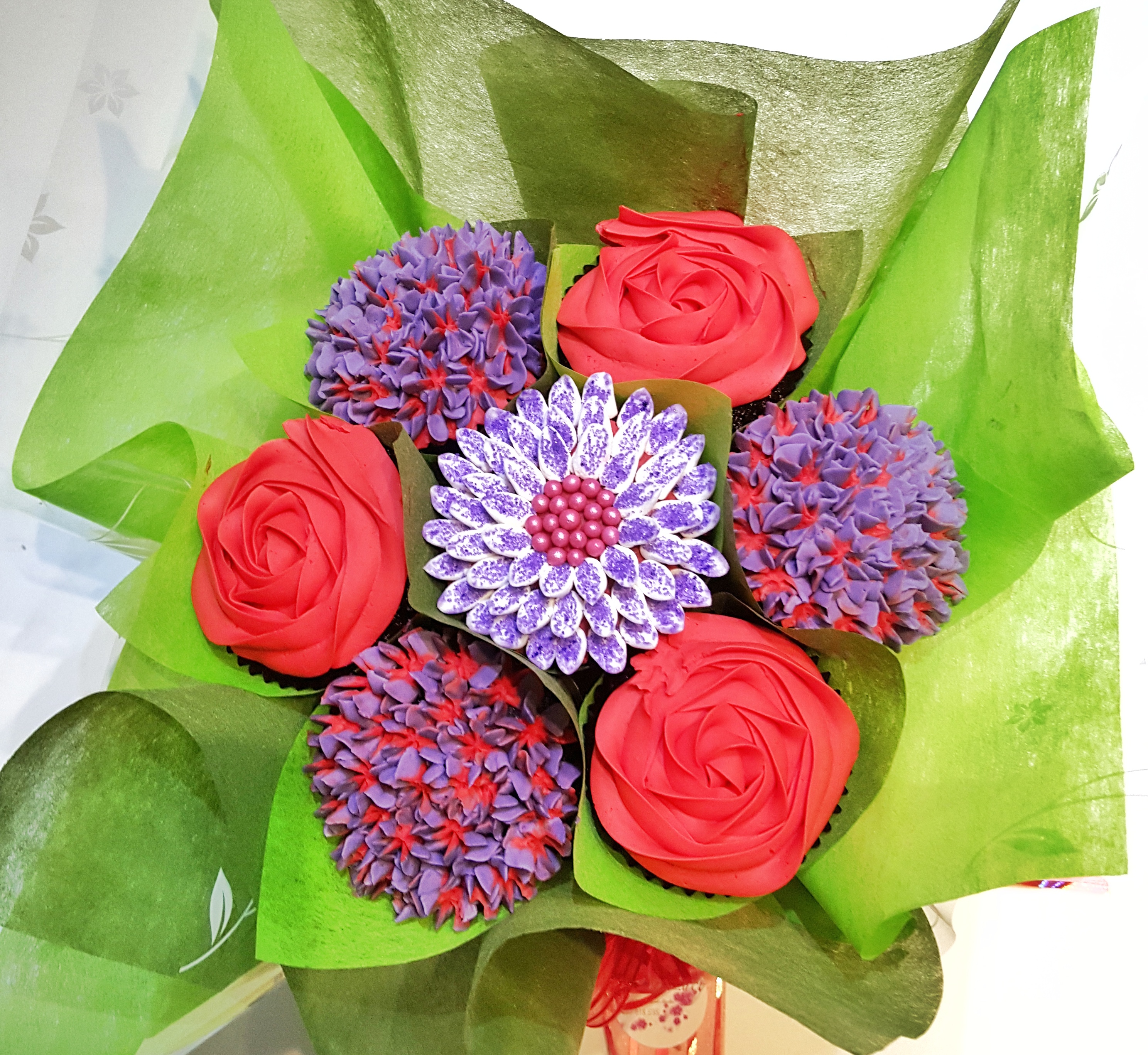Mixed Blooms - Red & Purple