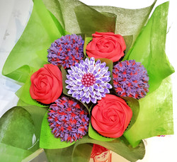Mixed Blooms - Red & Purple