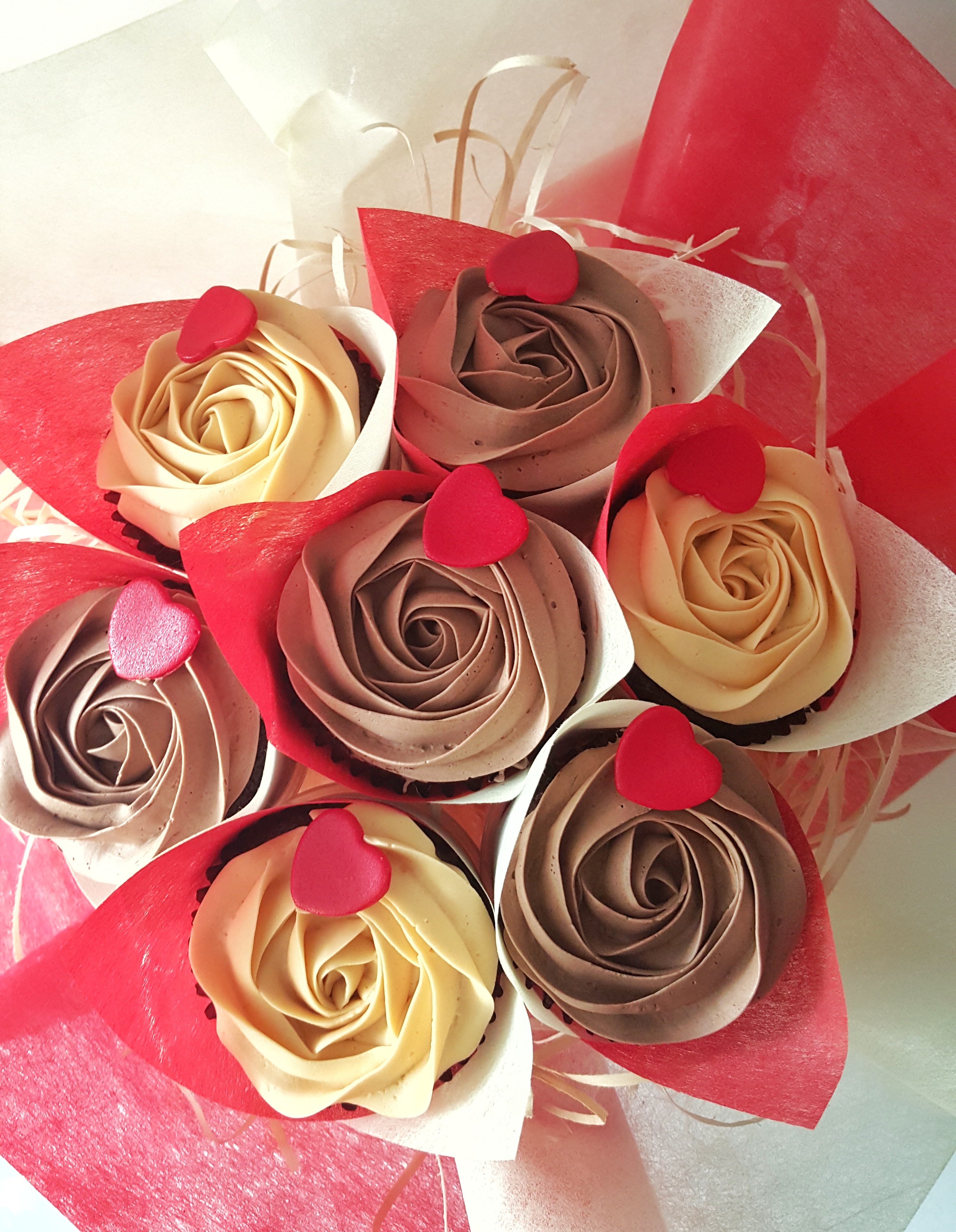 Roses - Chocolate & Ivory