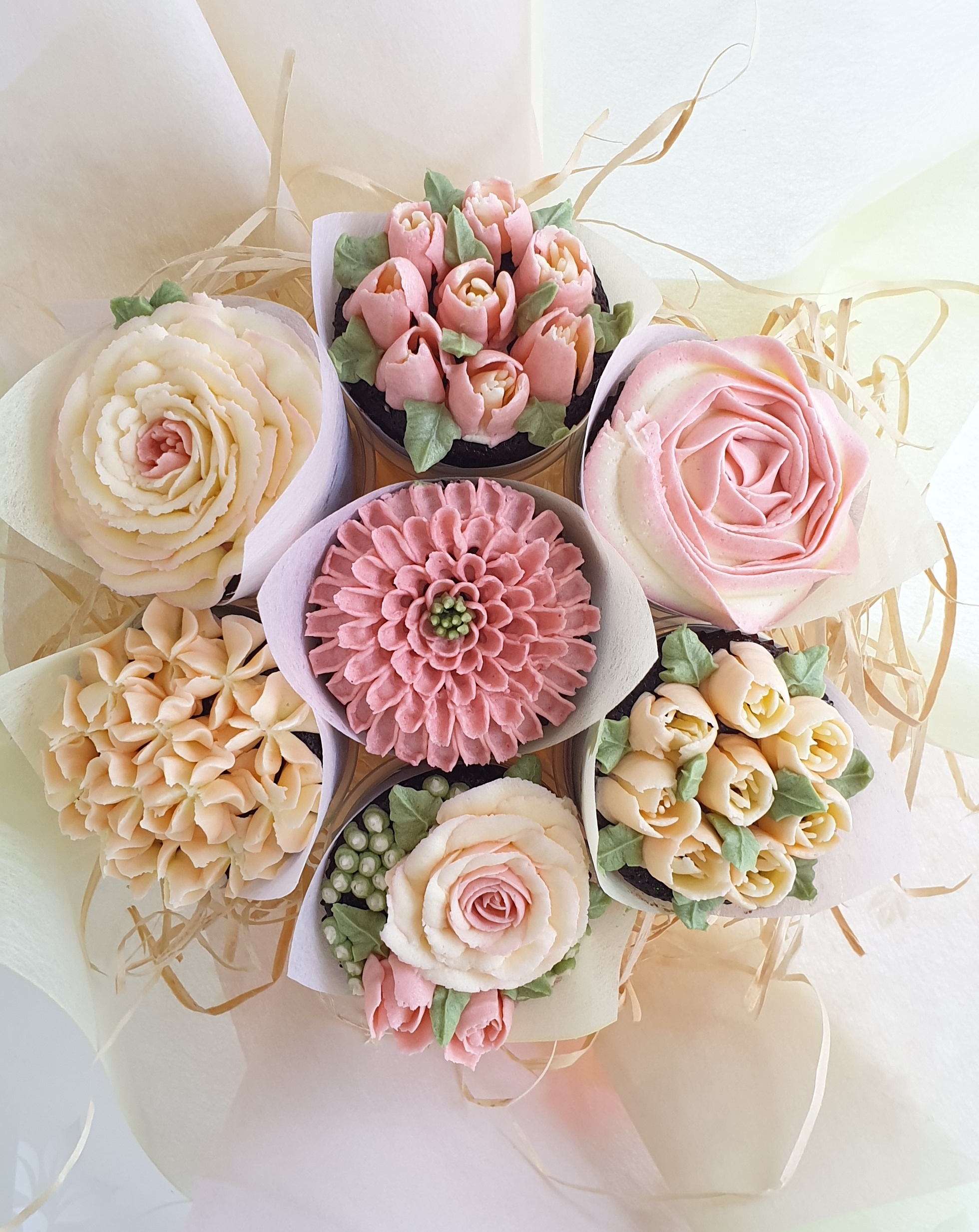 Field of Flowers - Soft Pink & Cream
