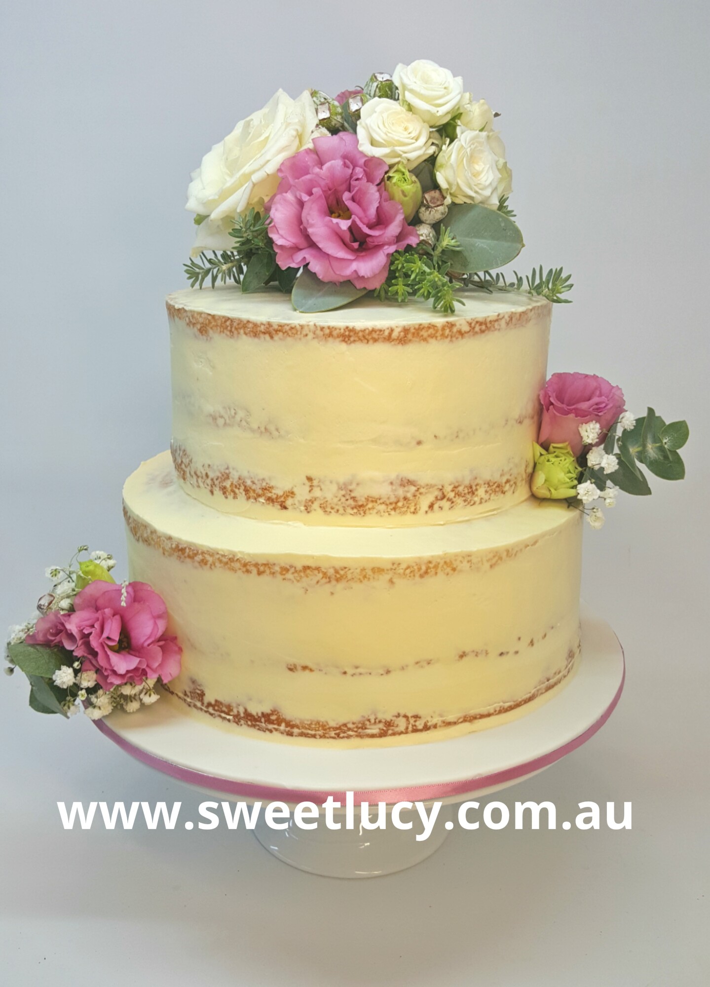 Floral Semi Naked Buttercream 1