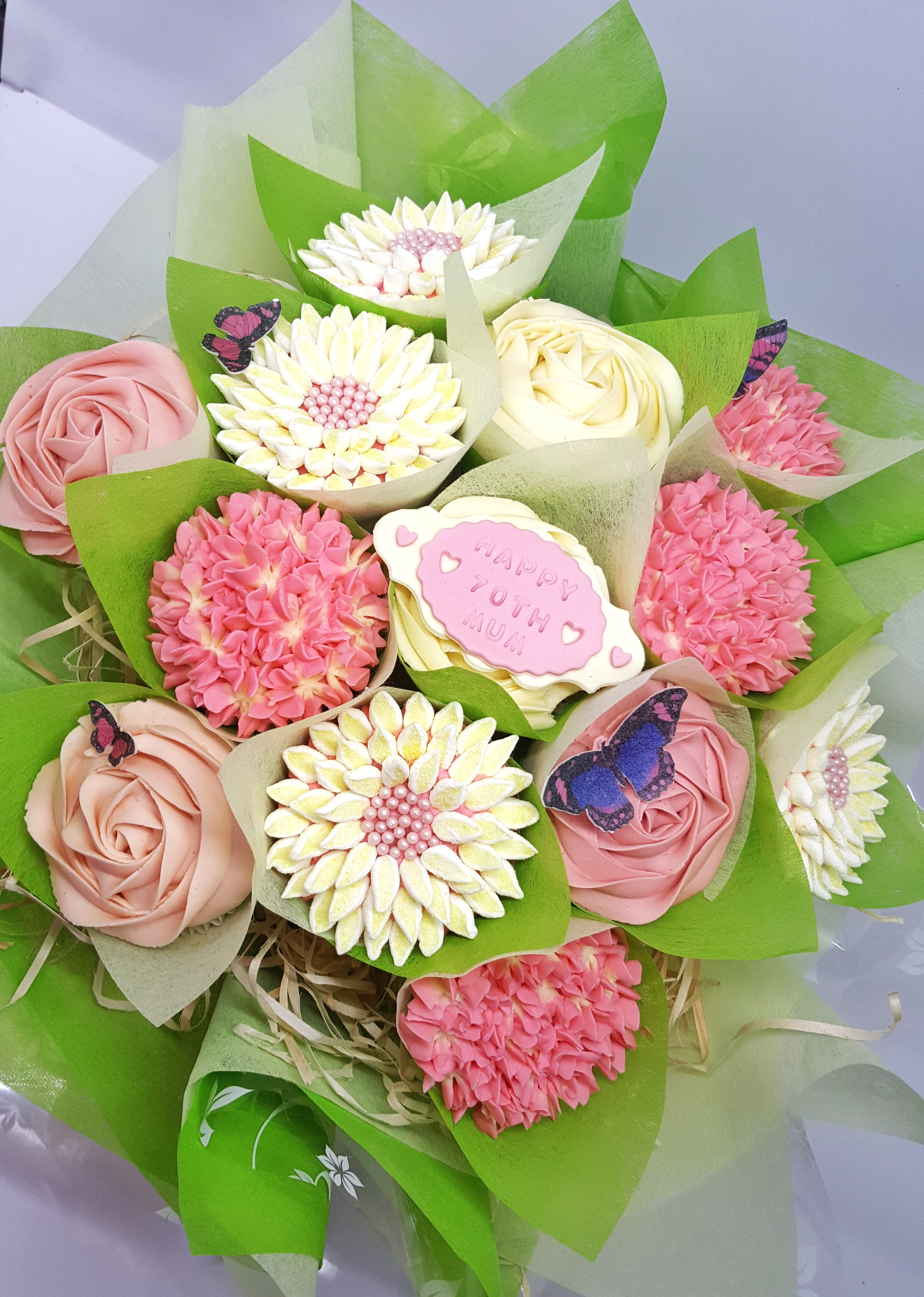 Mixed Blooms - 13 Yellow & Pink