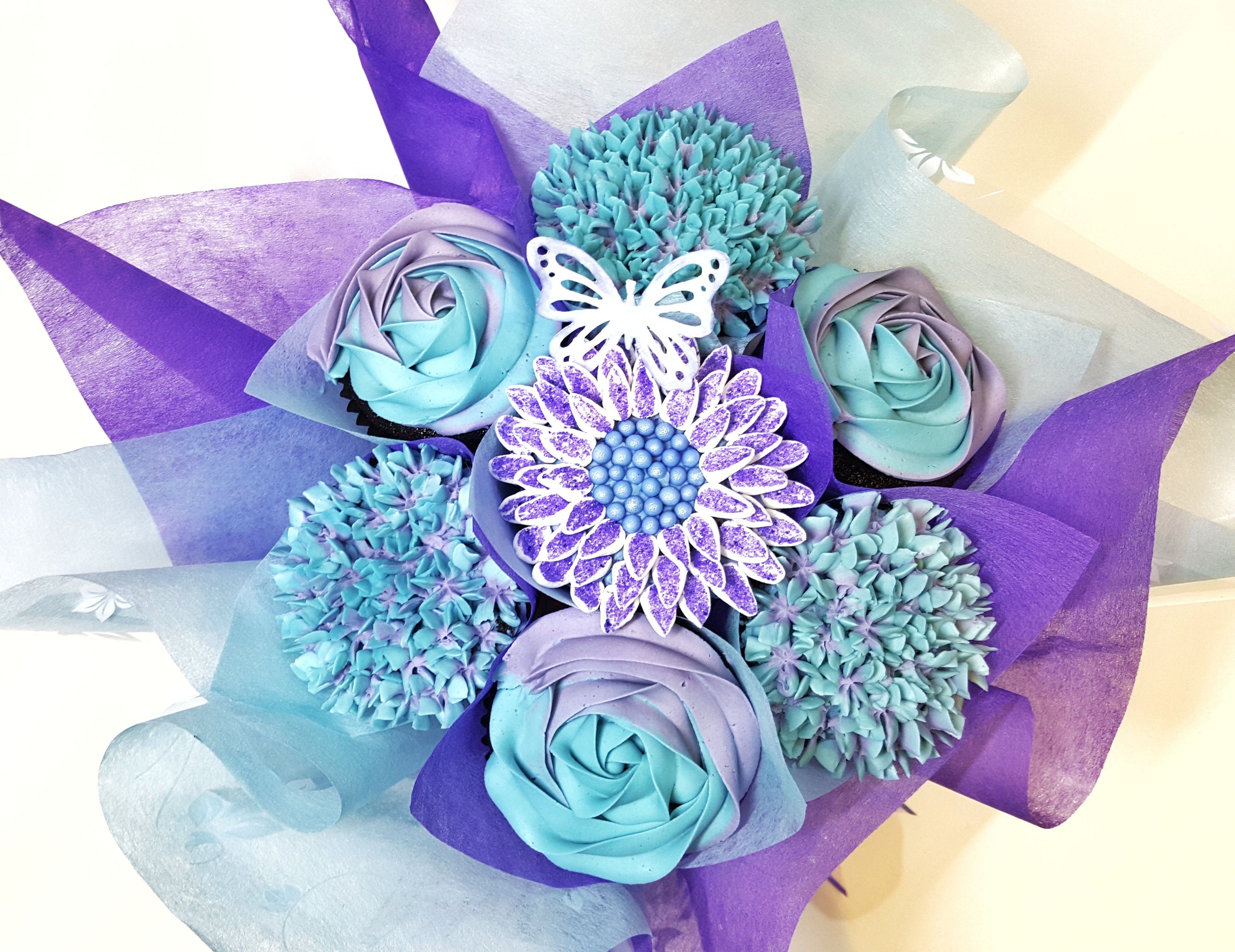 Mixed Blooms - Purple & Blue