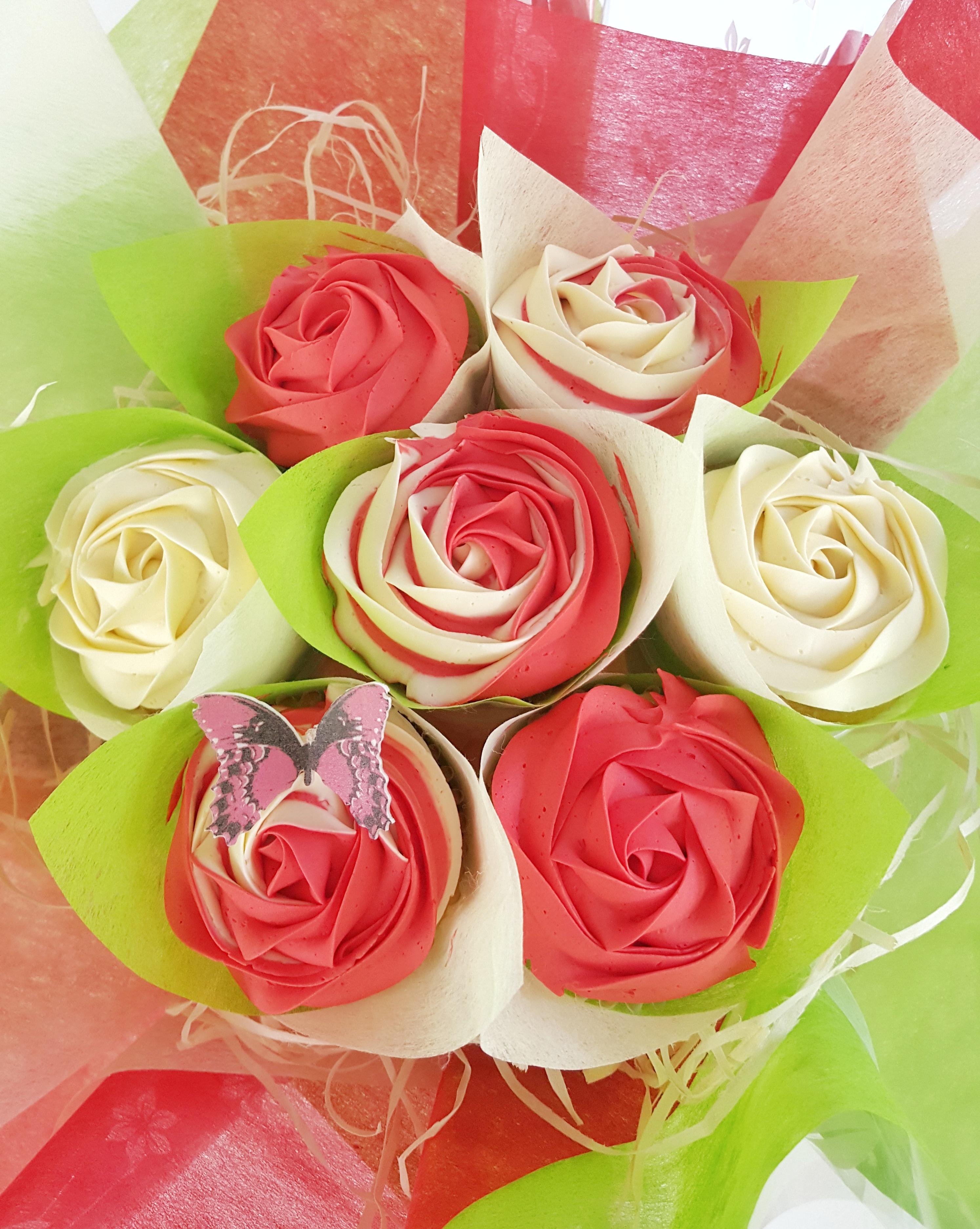 Roses - Red & Cream