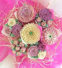 Field of Flowers - Shades of Burgundy &