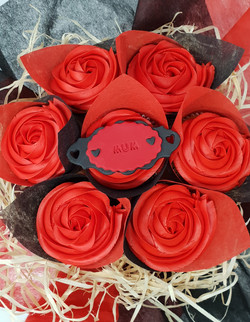 Roses - Red with Black