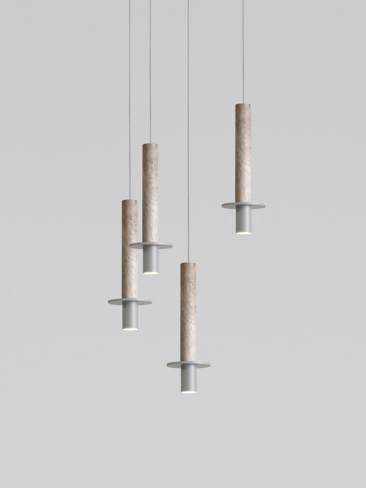 Thumbnail: ZC214362 - Pendant Light - White&Grey - Short
