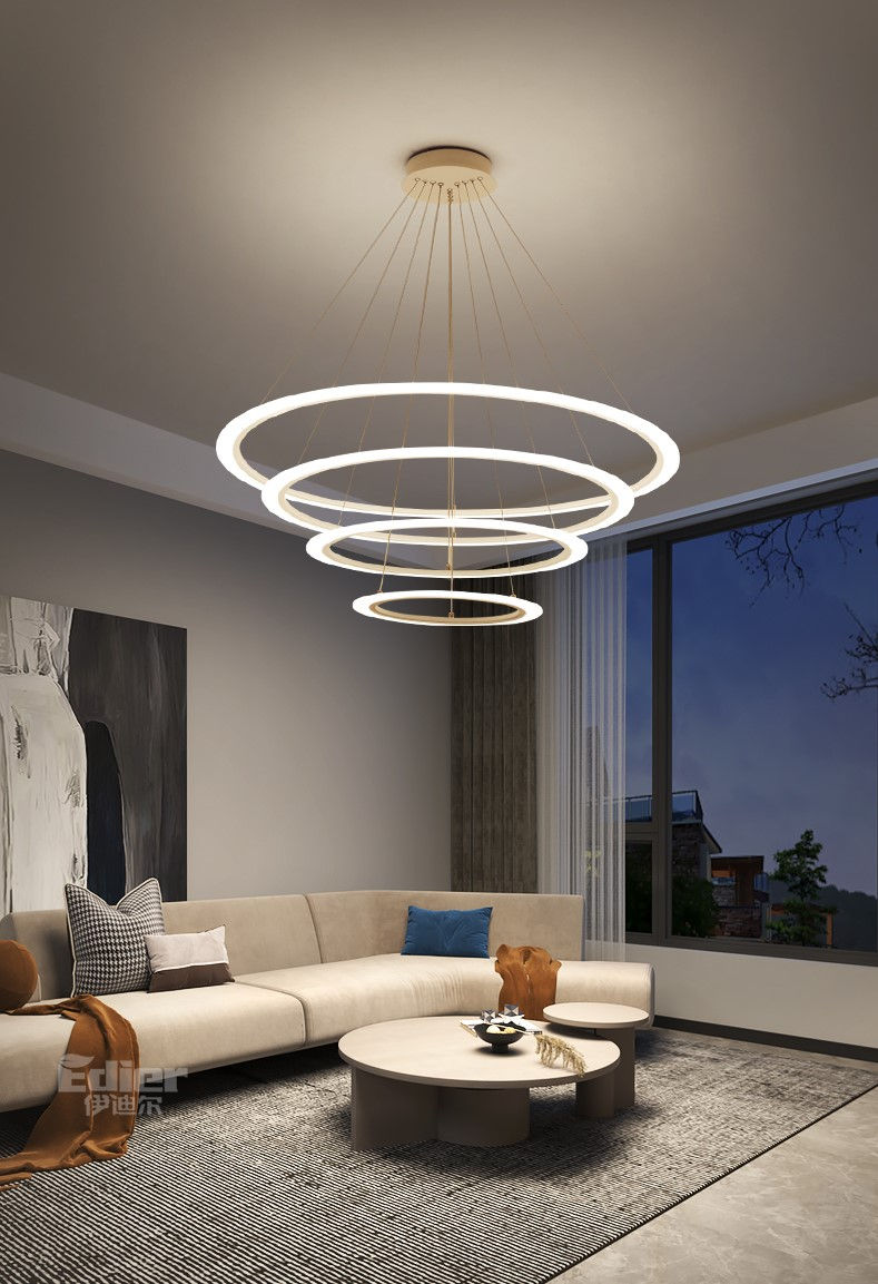 Thumbnail: ZC214812 - Pendant Light - QUAD - D90 (TW)