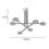 Thumbnail: ZC230218 - 6 Heads Ceiling Light - Type B