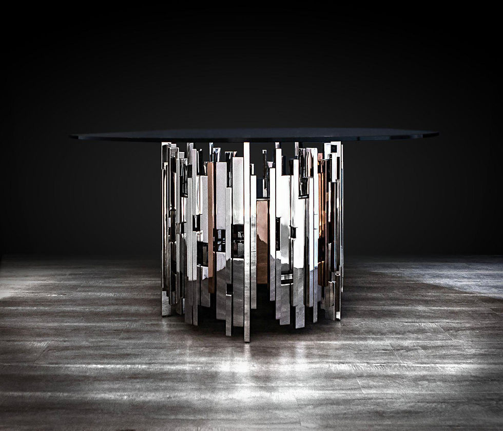Thumbnail: Round Dining Table | Silver