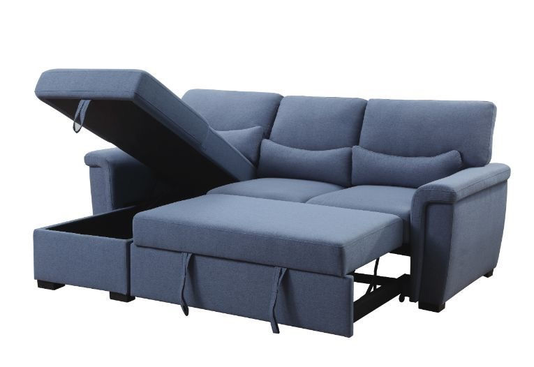 Thumbnail: Haruko Blue Sectional Sofa