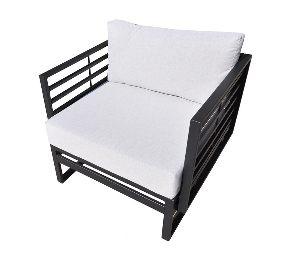 Thumbnail: Renava Wharf Outdoor Grey & Black Sofa Set