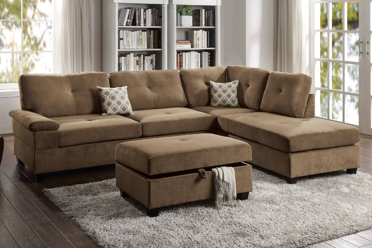 Brown Sectional Sofa