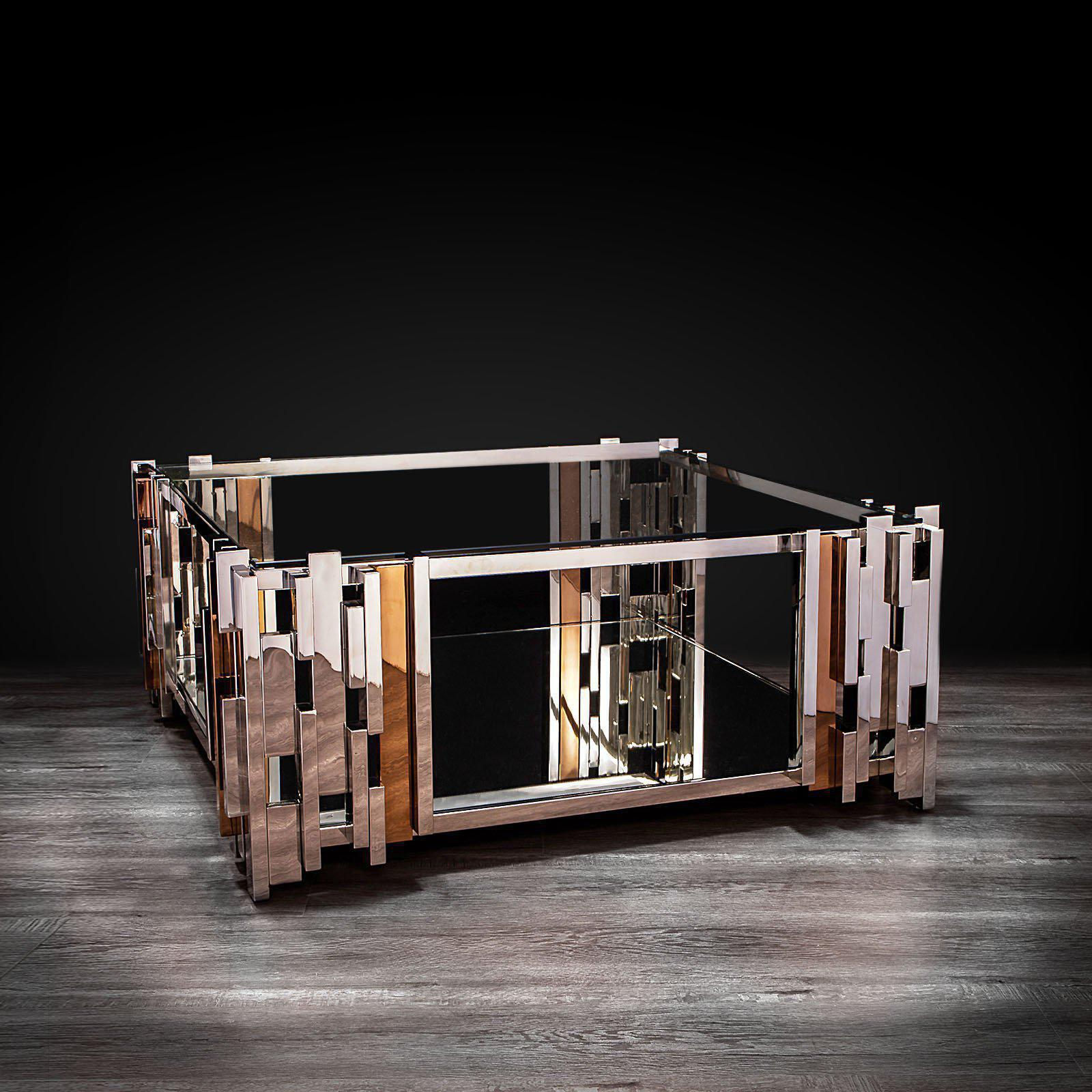 Square Coffee Table | Silver