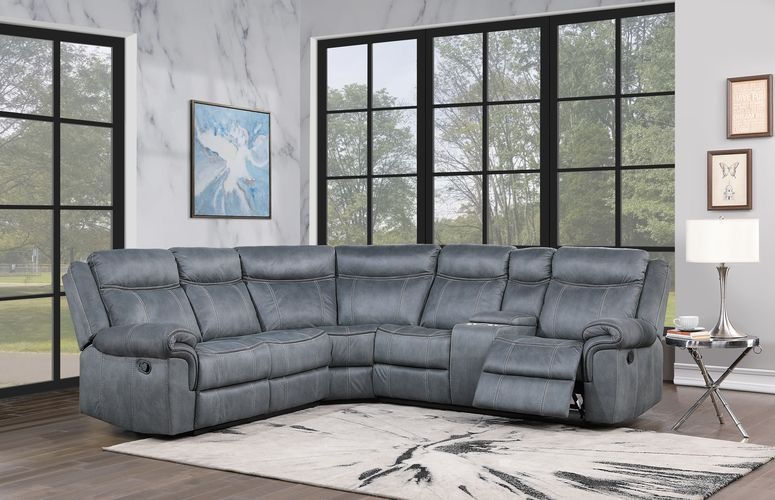 Dollum gray Sectional Sofa