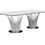 Thumbnail: Rectangular Glass Dining Table | Silver