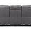 Thumbnail: Gray Power Reclining Sofa 3pcs Set Leather Air